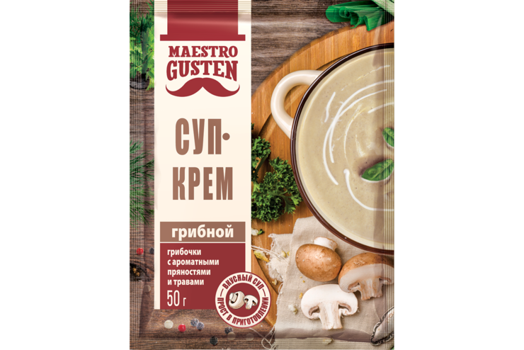 Суп-крем «Maestro Gusten» грибной, 50 г