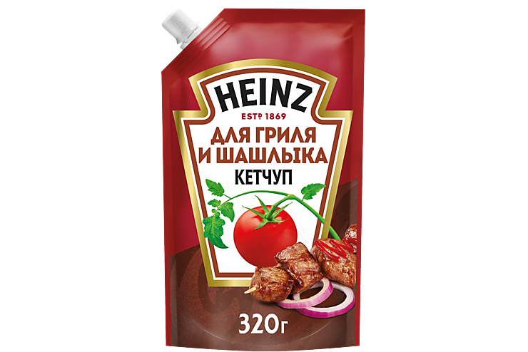 Кетчуп «Heinz» для гриля и шашлыка, 320 г