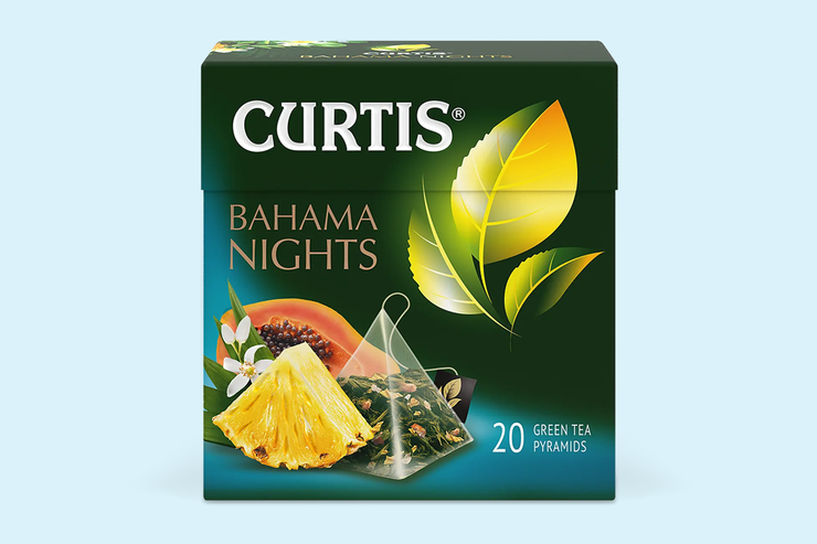 Чай зеленый «Curtis» Bahama nights, 20 пакетиков, 34 г