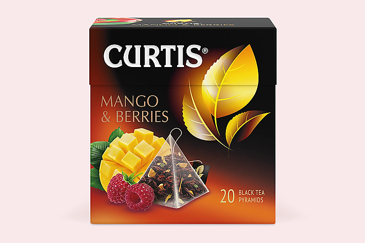 Чай черный «Curtis» Mango & berries, 20 пакетиков