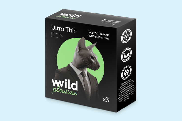 Презервативы латексные «Wild Pleasure» Ultra Thin, 3 шт