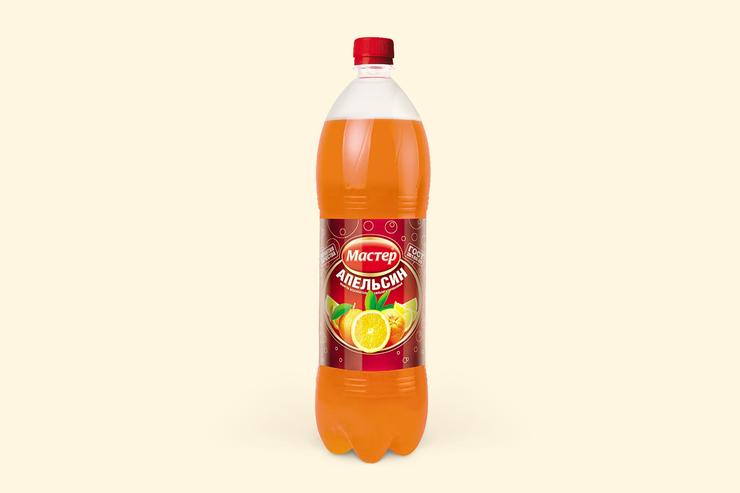 Лимонад Апельсин «Мастер», 1,5 л