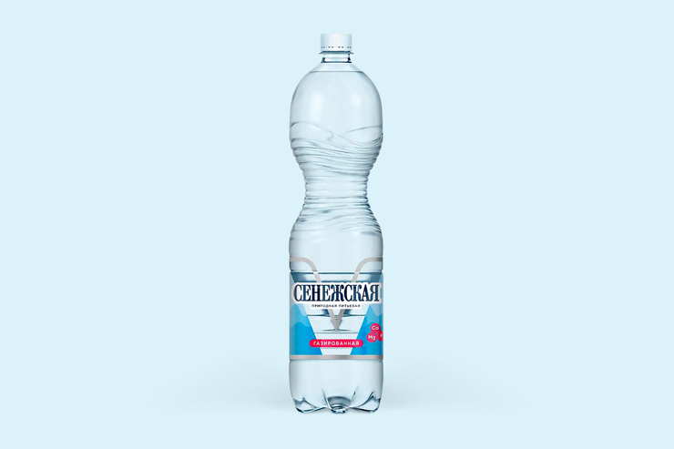 Питьевая вода «Сенежская» газированная, 1,5 л