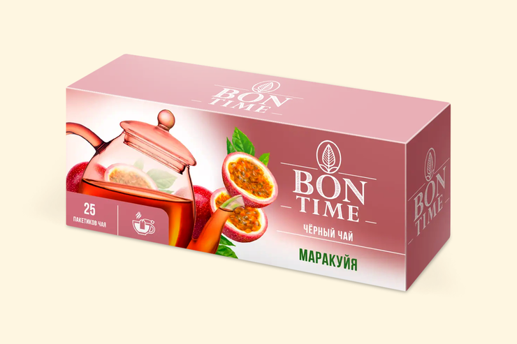 Чай черный «Bontime» «Маракуйя», 25 пакетиков, 37,5 г