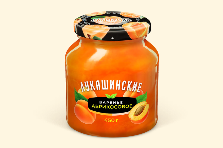 Варенье «Лукашинские» Абрикосовое, 450 г – купить по приятной цене с ...