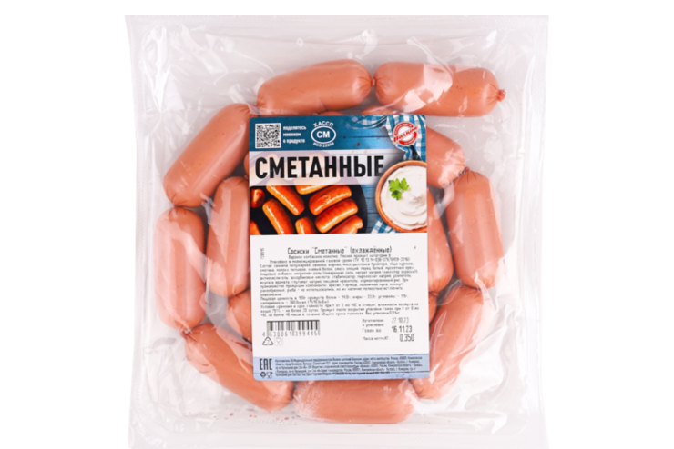Сосиски Сметанковые, 350 г – купить по приятной цене с доставкой на дом ...