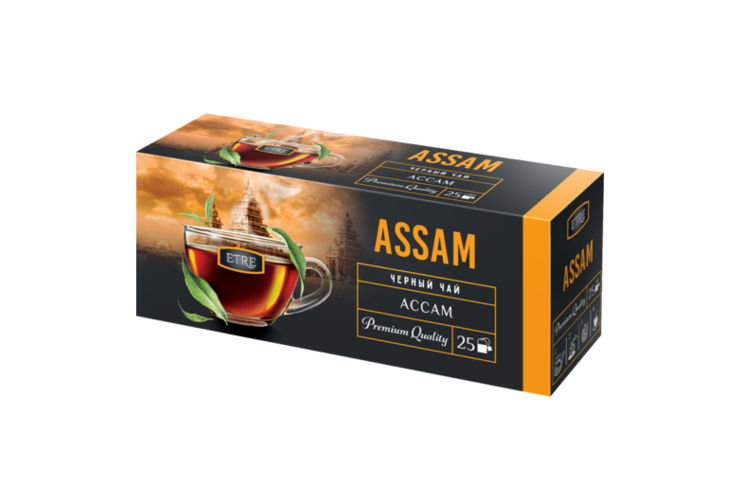 Чай черный «Etre» Ассам, 25 пакетиков, 50 г