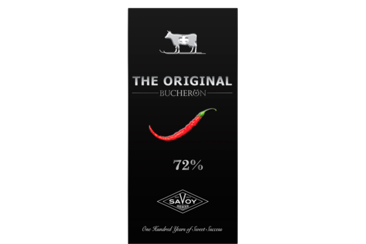 Шоколад горький «Bucheron The Оriginal» с кайенским перцем, 90 г ...