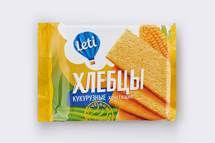 Хлебцы хрустящие «Leti» кукурузные, 60 г – купить по приятной цене с ...