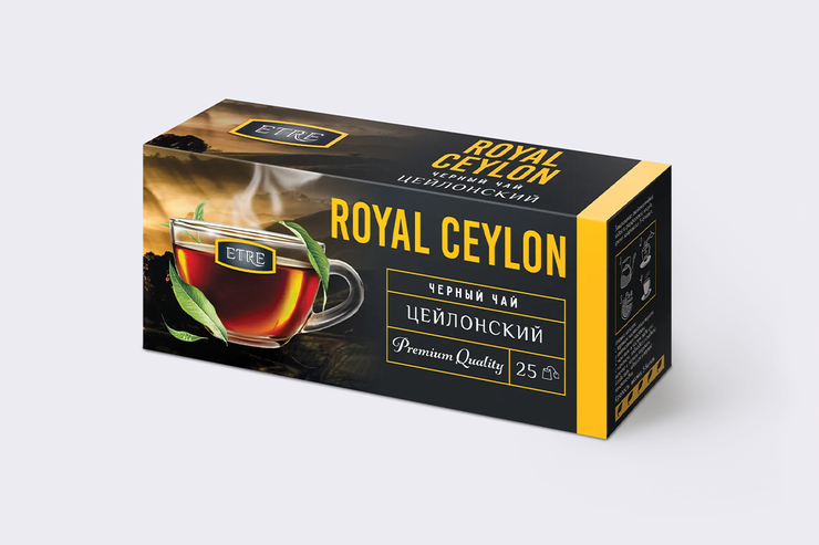 Чай черный «Etre» Royal Ceylon, 25 пакетиков, 50 г