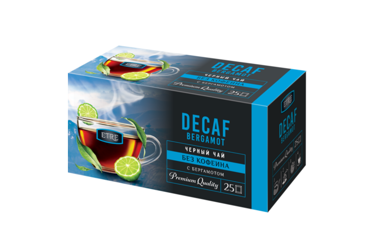 Чай черный «Etre» Decaf Bergamot, 25 пакетиков, 45 г