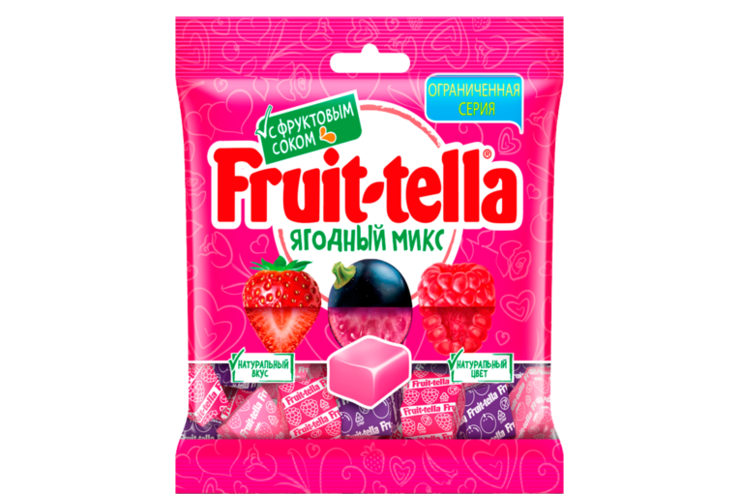 Жевательные конфеты «Fruittella» Ягодный микс, 70 г