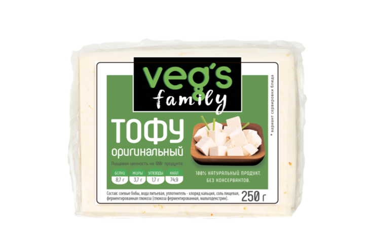 Тофу «VEG`S Family» оригинальный, 250 г
