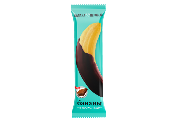 Конфеты «Banana Republic» Банан сушеный, в шоколаде