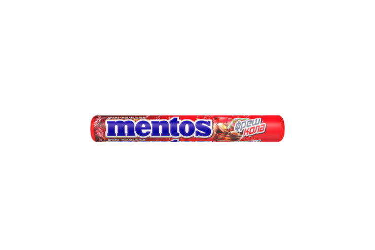 Драже жевательные «Mentos» Кола, 37,5 г
