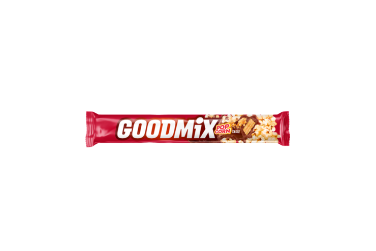 Батончик шоколадный «GoodMix» с хрустящей вафлей и вкусом попкорна, 45 г