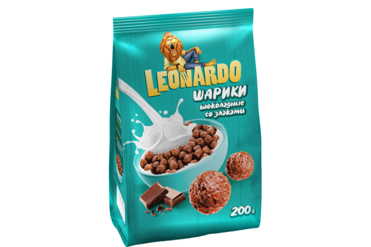 Готовый завтрак «Leonardo» Шоколадные шарики, 200 г