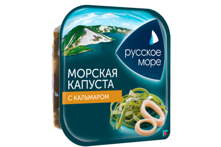 Морская капуста «Русское море» с кальмаром, 200 г