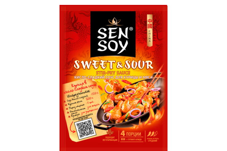 Соус кисло-сладкий «Sen Soy» Sweet & Sour, 120 г