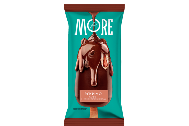 Эскимо «Feel More» кофе с наполнителем шоколад, 65 г – купить по ...