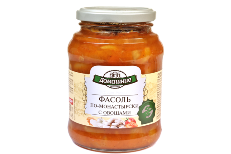 Фасоль «Домашние заготовки» по-монастырски, 460 г – купить по приятной ...