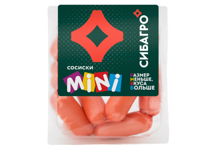 Сосиски «Сибагро» Mini, 220 г – купить по приятной цене с доставкой на ...