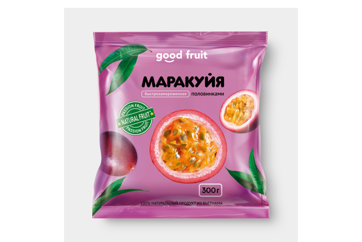 Маракуйя «Good fruit» половинки, 300 г – купить по приятной цене с ...