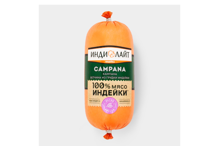 Ветчина «ИНДИлайт» Кампана, 400 г – купить по приятной цене с доставкой ...