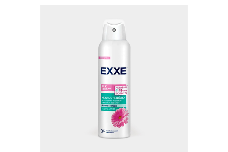 Дезодорант женский «EXXE» Silk effect Нежность шёлка, 150 мл – купить ...