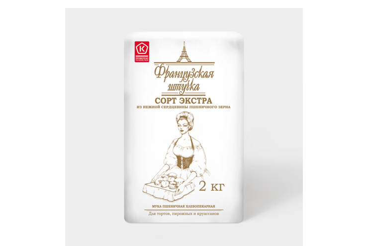 Мука пшеничная «Французская штучка» сорт экстра, 2 кг – купить по ...