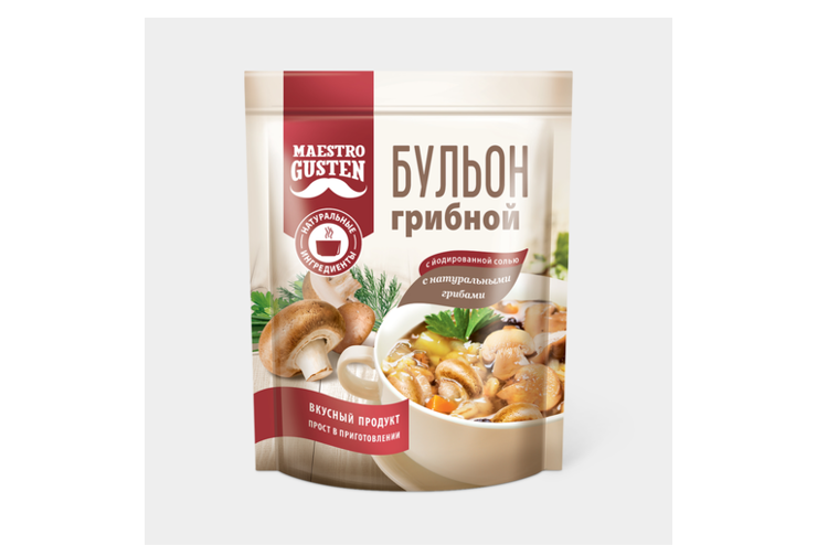 Бульон сухой «Maestro Gusten» грибной, 90 г – купить по приятной цене с ...