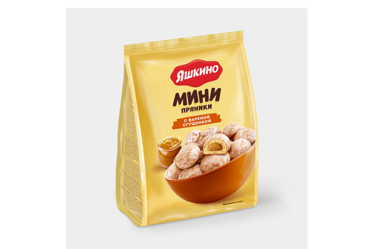 Мини-пряники «Яшкино» с вареной сгущенкой, 300 г – купить по приятной ...