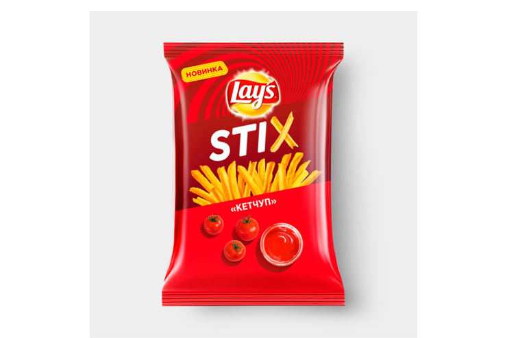 Чипсы «Lay's» STIX «Кетчуп», 125 г – купить по приятной цене с ...