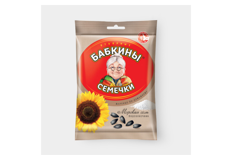 Семечки жареные, солёные «Бабкины семечки», 100 г – купить по приятной ...