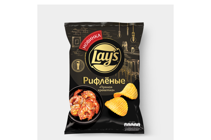Чипсы «Lay's» «Пряная креветка», 90 г – купить по приятной цене с ...