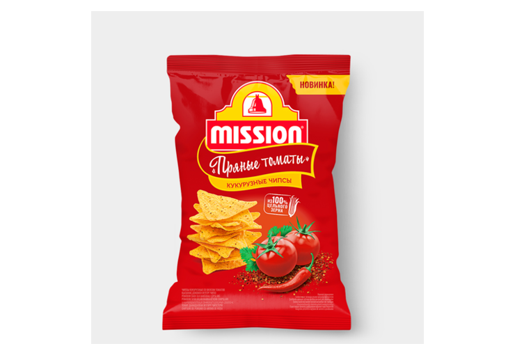 Чипсы кукурузные «Mission» Пряные томаты, 90 г – купить по приятной ...
