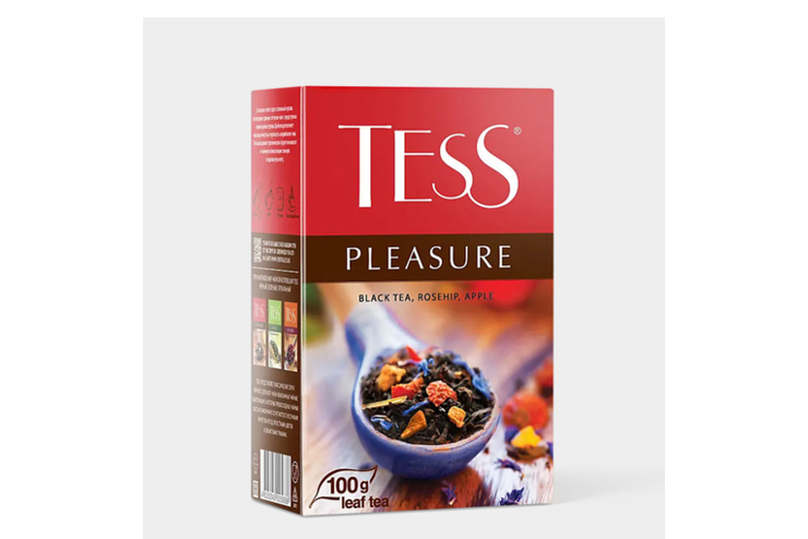 Чай черный «Tess» Pleasure, 100 г – купить по приятной цене с доставкой ...