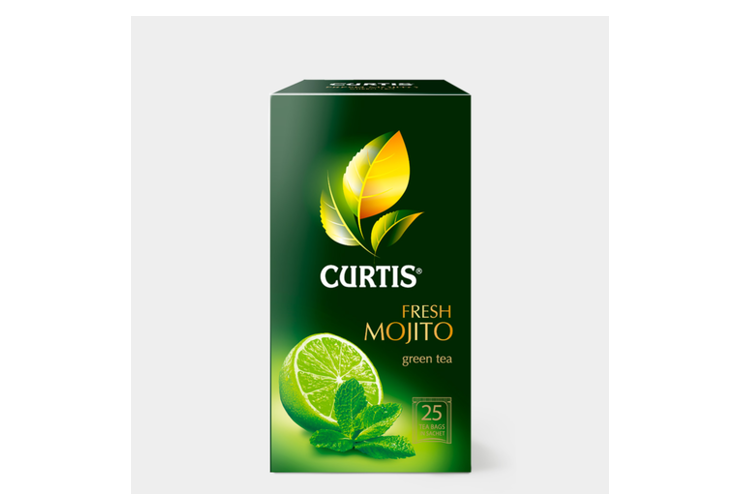 Чай зеленый «Curtis» Fresh Mojito, Fresh Mojito, 25 саше, 42,5 г ...