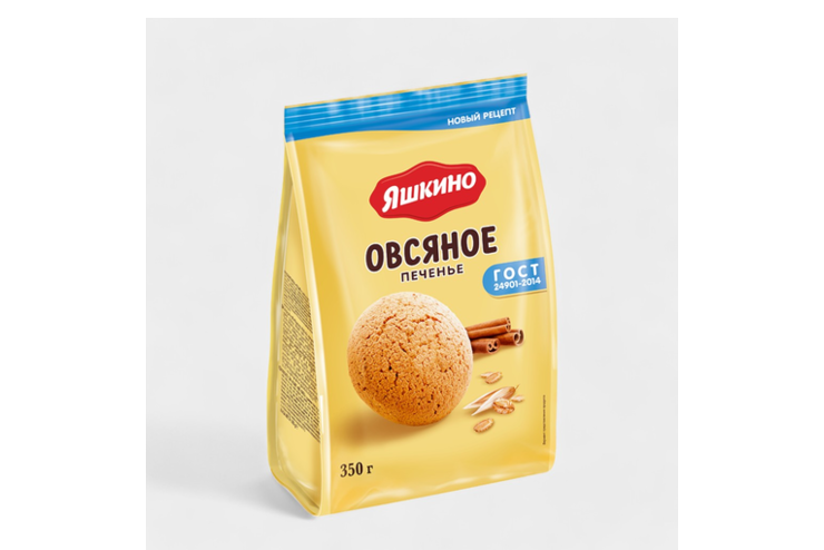 Печенье «Яшкино» овсяное, 350 г – купить по приятной цене с доставкой ...