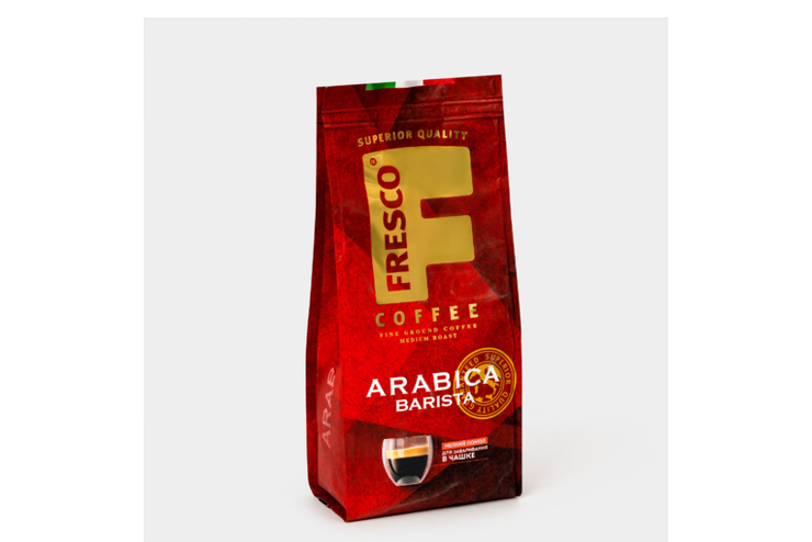 Кофе молотый «Fresco» Arabica Barista, для чашки, 200 г – купить по ...