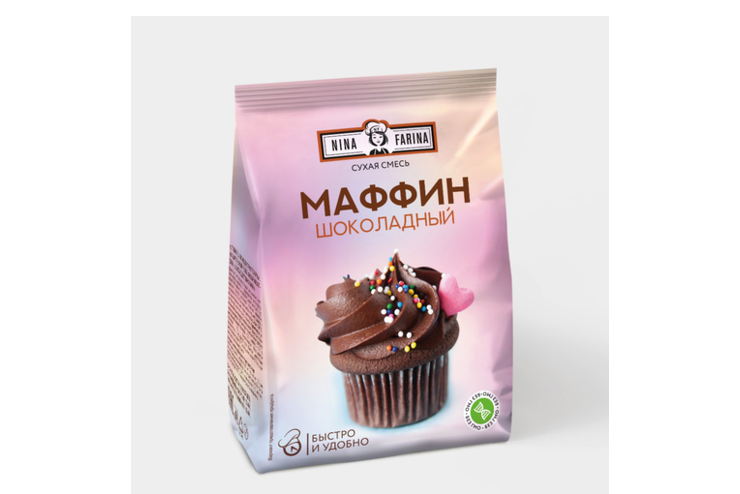 Смесь для десерта «Nina Farina» «Маффин Шоколадный», 300 г – купить по ...