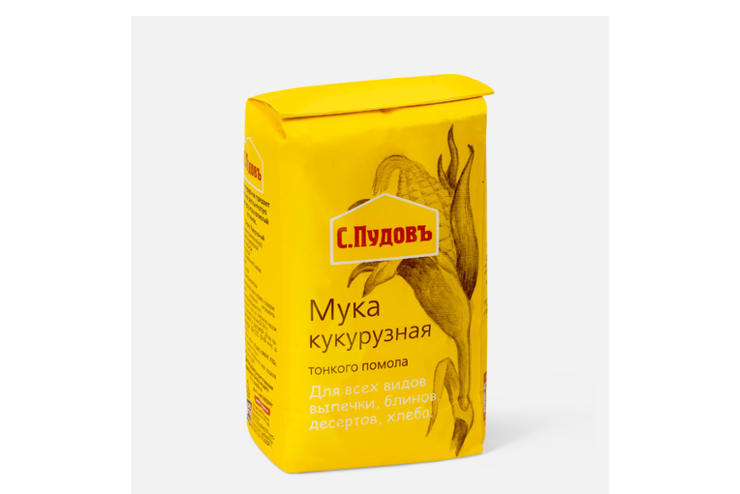 Мука кукурузная «С.Пудовъ», 450 г – купить по приятной цене с доставкой ...