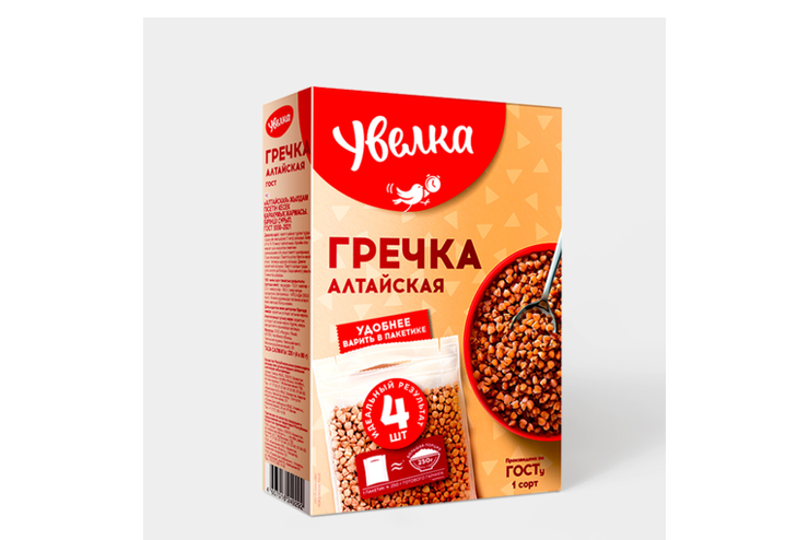 Крупа гречневая «Увелка» в пакетиках, 320 г – купить по приятной цене с ...