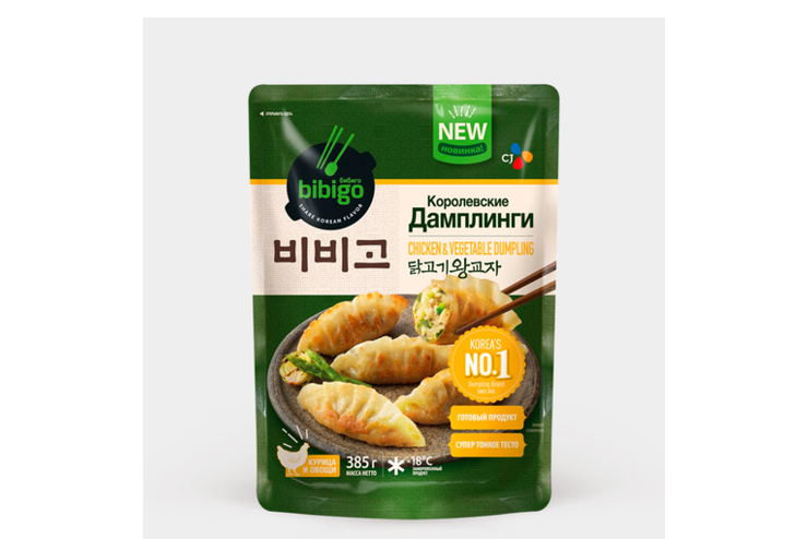 Дамплинги «Bibigo» Королевские с курицей, 385 г – купить по приятной ...