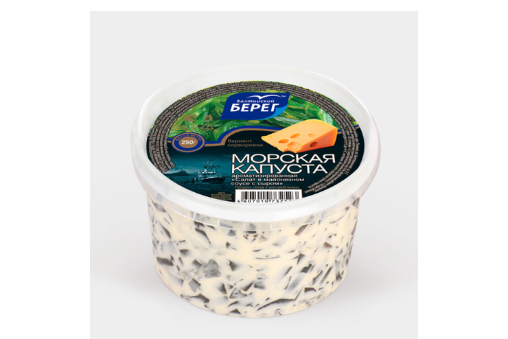 Морская капуста «Балтийский берег» с сырным соусом, 250 г – купить по ...