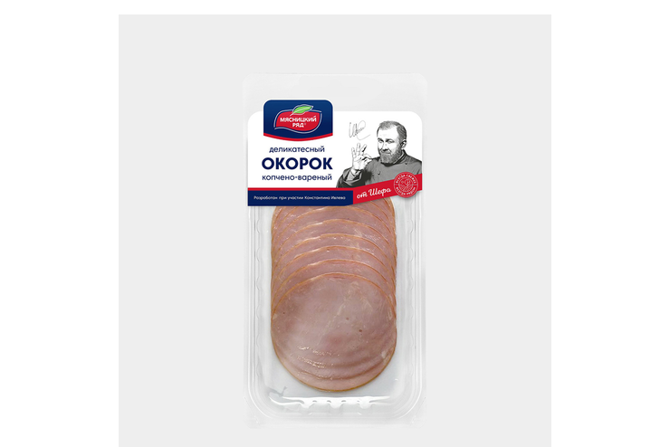 Окорок «Мясницкий ряд» Деликатесный в нарезке, 90 г – купить по ...