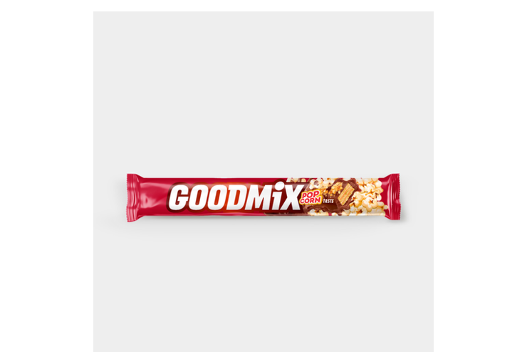 Батончик шоколадный «GoodMix» с хрустящей вафлей и вкусом попкорна, 45 ...