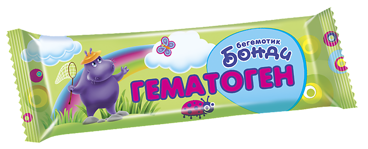 Гематоген «Бегемотик Бонди» классический, 40 г – купить по приятной ...
