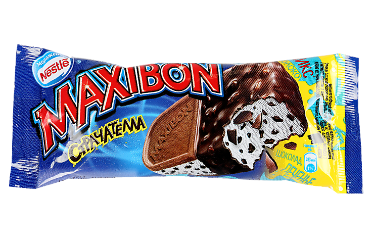 Maxibon пломбир страчателла