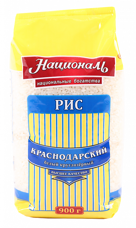 Рис «Националь» Краснодарский круглый, 900 г – купить по приятной цене ...